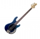 MusicMan Stingray touche palissandre black pickguard 3 bands EQ blue pearl