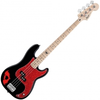 Squier - Basse 4 cordes Squier Precision Bass Pete Wentz signature Maple black - Euroguitar.com (Black)