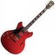 Washburn Hollowbody Series HB35WRLH Gaucher wine red