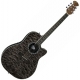 Applause  AE128-D5Q Super Shallow trans black quilted