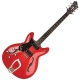 Hagstrom viking Gaucher wild transparent cherry