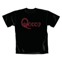 Queen - Wearable, tee-shirts Queen T-Shirt Vintage Logo L black - Euroguitar.com (Black)