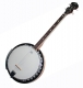 SX bluegrass Banjo 4 cordes m�caniques dor�es brilliant
