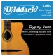 D'Addario Gypsy Jazz EJ183L Light 10-44