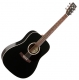 Art & Lutherie Dreadnaught Cedar 25906 black satin