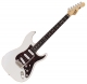 G&L Usa S500 touche palissandre pearl white