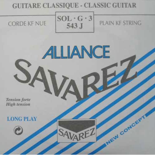 Corde au détail Savarez 522J pour guitare classique - tirant très