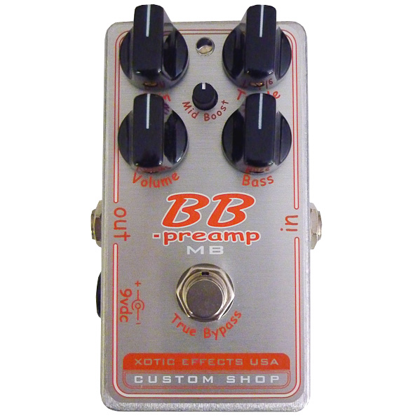 Achat Xotic Custom Shop BB preamp MB (midboost) Euroguitar
