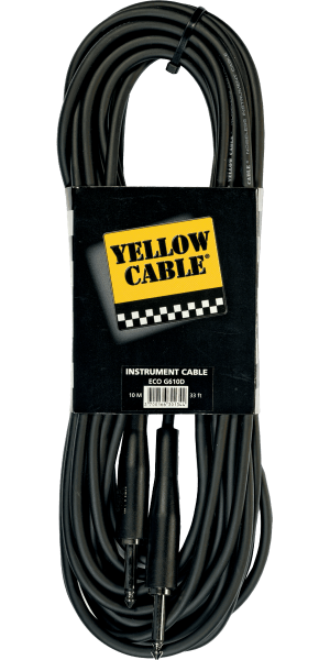 Achat Yellow cable G610D jack/jack 10m - Euroguitar